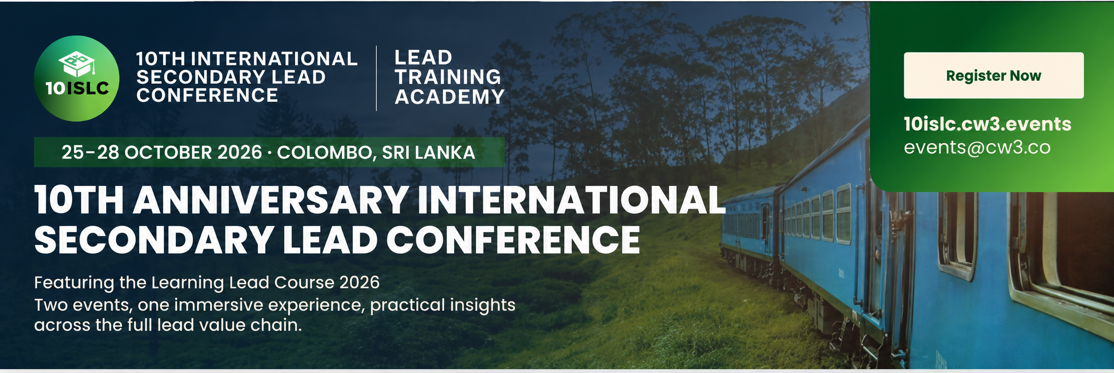 10ª Conferência Internacional de Chumbo Secundário e Curso Learning Lead 2026
